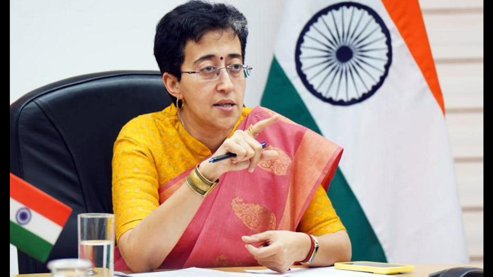 Delhi vigilance minister Atishi ANI 1699986344484