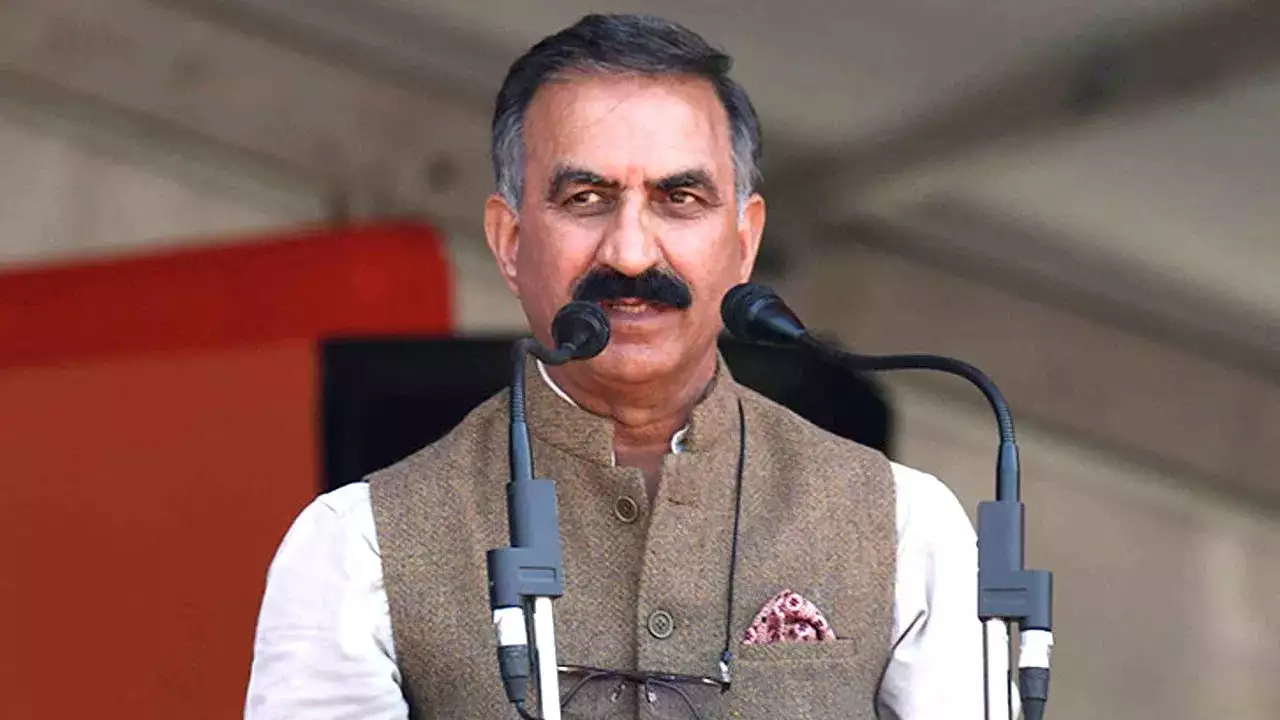 Himachal CM Sukhvinder Singh Sukhu