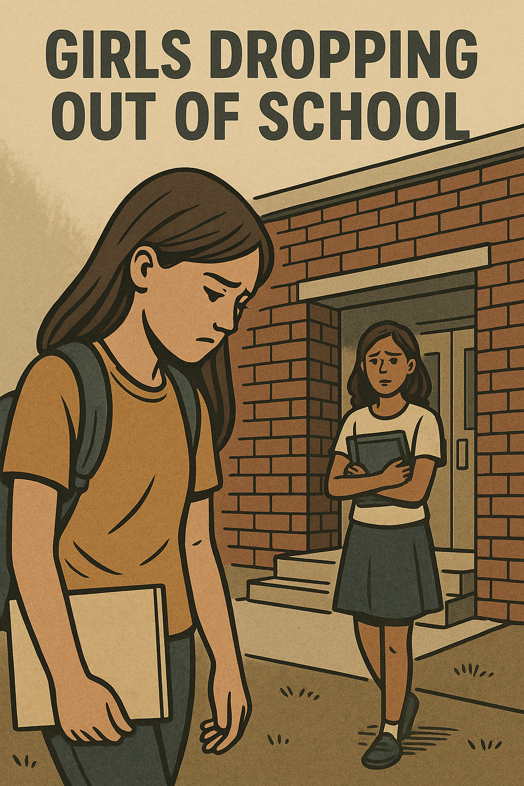 Girls dropping out of school